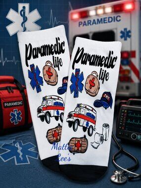 Paramedic Life Ankle Socks